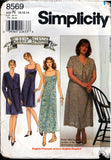 Simplicity 8569 Misses' Dress and Jacket, Uncut, Factory Folded, Sewing Pattern Size 10-14