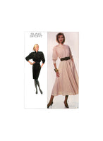 Simplicity 8341 Sung Sport Raglan Sleeve Dress with Bias or Straight Skirt, Uncut, Factory Folded Sewing Pattern Size 10-14