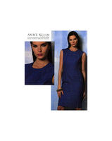 Vogue American Designer 1156 Anne Klein Fitted, Lined Dress with Princess Seams, Uncut, Factory Folded Sewing Pattern Multi Plus Size 16-22