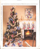 McCall's 7774 Christmas Angels Treeskirt Stockings Wall Hanging Cardholder, Uncut Factory Folded, Sewing Pattern