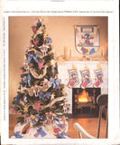 McCall's 7774 Christmas Angels Treeskirt Stockings Wall Hanging Cardholder, Uncut Factory Folded, Sewing Pattern