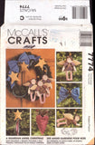 McCall's 7774 Christmas Angels Treeskirt Stockings Wall Hanging Cardholder, Uncut Factory Folded, Sewing Pattern