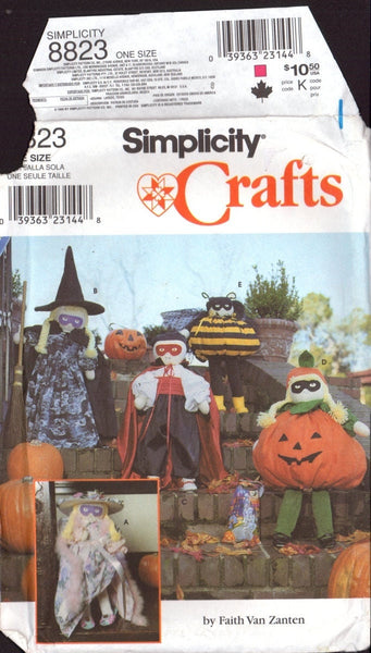 Simplicity 8823 25 Inch Dolls And Clothes, Uncut Factory Folded, Sewing Pattern