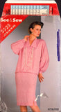 See&Sew 5525 Sewing Pattern Dress Size 16-18-20 Uncut Factory Folded