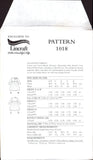 Lincraft 1018 Sewing Pattern Girl's Dress Size 0.5-4 Uncut Factory Folded