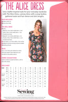 Simply Sewing The Alice Dress with Wrap Bodice, Gathered Waist, Two Sleeve and Skirt Lengths, U/C, F/F Sewing Pattern Multi Plus Size 6-20