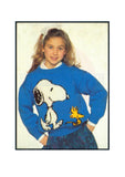 Vintage Knitted Snoopy and Woodstock Sweater Pattern Instant Download PDF 3 pages