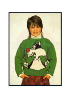 Vintage Knitted Sylvester Sweater Pattern Instant Download PDF 3 pages