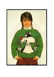 Vintage Knitted Sylvester Sweater Pattern Instant Download PDF 3 pages