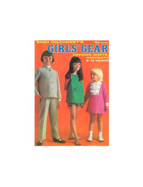 Enid Gilchrist's Girls' Gear 5-12 years - Drafting Book - Instant Download PDF 48 pages