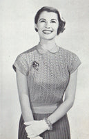 Patons 460 - 50s Knitting Patterns for Tops and Cardigans for Women Instant Download PDF 16 pages
