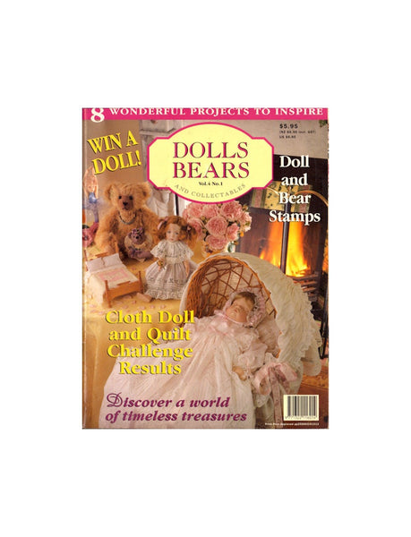 Dolls, Bears and Collectables Vol. 4 No. 1 1997 Bear and Doll Projects With Patterns