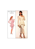 Simplicity 8947 Jessica McClintock for Gunne Sax Peplum Jacket Top and Skirt, Uncut, Factory Folded Sewing Pattern Size 12 or 16