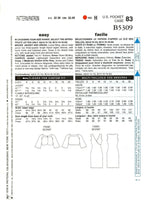 See and Sew 5309 Raglan Sleeve Jacket and Mock Wrap Dress, Uncut, Factory Folded Sewing Pattern Multi Size 6-12