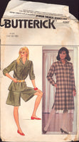Butterick 4597 Shirt Dress, Tunic Top and Culottes, Uncut, Factory Folded Sewing Pattern Size 14-18