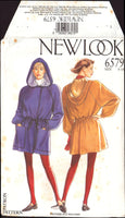 New Look 6579 Oversized, Hooded Coat with Raglan Sleeves and Drawstring Waist, Uncut, Factory Folded Sewing Pattern Multi Size 8-18