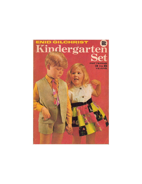 Enid Gilchrist Kindergarten Set 3-6 years - Drafting Book 52 pages