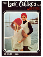 Villawool B183 Look Alikes No. 2 - Vintage 70s Knitting And Crocheting Patterns for Women And Girls Pattern Instant Download PDF 16 pages