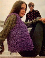 Villawool B211 Crochet Book No. 6 - 70s Crochet Patterns For Women Instant Download PDF 20 pages