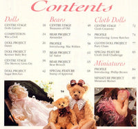 Dolls, Bears and Collectables Vol. 4 No. 1 1997 Bear and Doll Projects With Patterns