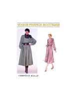 Vogue French Boutique 2047 Christian Aujard Part Cut or Cut, Complete, Sewing Pattern Size 10