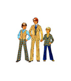 Simplicity 7733 Boys' Lined Jacket, Vest and Pants, Uncut, Factory Folded Sewing Pattern Size 8