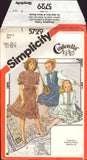 Simplicity 5729 Cinderella Girl's Ruffled Dress, Lined Vest and Sash, Uncut, Factory Folded Sewing Pattern Size 8