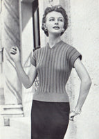 Patons 460 - 50s Knitting Patterns for Tops and Cardigans for Women Instant Download PDF 16 pages