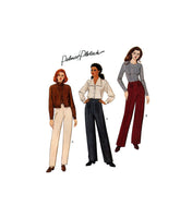 McCall's 8356 Palmer Pletsch Lined or Unlined Two Hour Pants with Full or Slim Legs, Uncut, Factory Folded Sewing Pattern Size 10