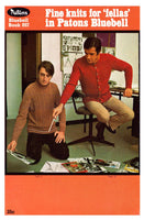 Patons 897 - 60s Knitting Patterns for Men's Jumpers/Sweaters, Cardigan, Shirt Instant Download PDF 20 pages