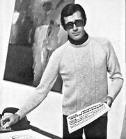 Patons 897 - 60s Knitting Patterns for Men's Jumpers/Sweaters, Cardigan, Shirt Instant Download PDF 20 pages