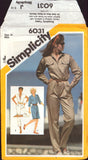 Simplicity 6031 Sleeveless or Long Sleeve Jumpsuit in Two Lengths and Dress, Uncut, Factory Folded, Sewing Pattern Size 12