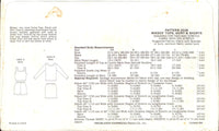 Kwik Sew 2038 Sewing Pattern Tops Skirt Shorts Size XS-L Uncut Factory Folded