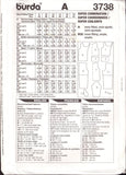 Burda 3738 Sewing Pattern Shirt, Bermudas, Pants, Size 8-18 Uncut Factory Folded