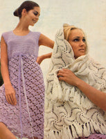 Villawool B211 Crochet Book No. 6 - 70s Crochet Patterns For Women Instant Download PDF 20 pages