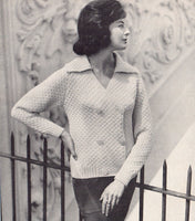 Patons 638 - 60s Knitting Patterns for Cardigans, Suit, Sweaters/Jumpers, Coat for Women Instant Download PDF 24 pages
