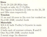 Children's Crochet Swimwear Patterns Instant Download PDF 3 pages