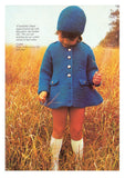 Child's Crochet Coat and Hat Pattern Instant Download PDF 3 pages