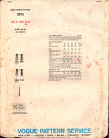Vogue American Designer 2515 Albert Nipon Back Buttoned, Blouson Dress in Two Lengths, Cut and Complete, Sewing Pattern Size 14