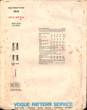 Vogue American Designer 2515 Albert Nipon Back Buttoned, Blouson Dress in Two Lengths, Cut and Complete, Sewing Pattern Size 14