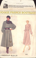 Vogue French Boutique 2047 Christian Aujard Part Cut or Cut, Complete, Sewing Pattern Size 10