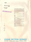 Vogue French Boutique 2047 Christian Aujard Part Cut or Cut, Complete, Sewing Pattern Size 10