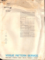 Vogue French Boutique 2047 Christian Aujard Part Cut or Cut, Complete, Sewing Pattern Size 10