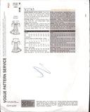 Vogue American Designer 2785 Donna Karan Empire Waist, Flared Dress with Gored, Godet Skirt, U/C, F/Folded, Sewing Pattern Size 6-10