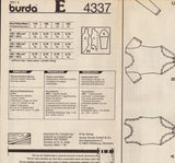 Burda 4337 Child's Sleeveless, Short or Long Sleeved Leotard or Bodysuit, Uncut, Factory Folded, Sewing Pattern Size 6-12