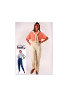 Simplicity 7267 Ricki for Finity Ankle Length Tapered Pants with Front Pleat Variation, U/C, Factory Folded, Sewing Pattern Plus Size 16-20