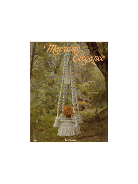 Macramé Elegance - 20 Vintage Macrame Patterns Instant Download PDF 24 pages