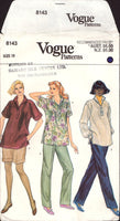 Vogue 8143 Sewing Pattern Maternity, Top Pants, Size 10, CUT, COMPLETE