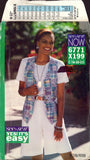 See&Sew 6771 Women's Vest and Shorts, Uncut, Factory Folded Sewing Pattern Size 18-20-22