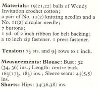Vintage 70s Battle Blouse and Pants Pattern Instant Download PDF 4 + 4 pages
